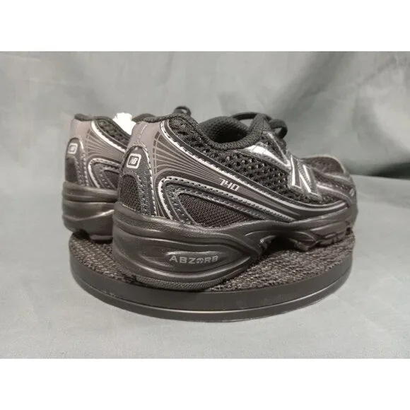 New Balance 740 Bungee Lace Sneakers PZ740BM Black Grey Kids Size 1 NEW NO BOX! - Picture 8 of 11